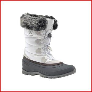 Waterproof Insulated Snow Boots with Bungee Lacing -40°F Winter Shoes